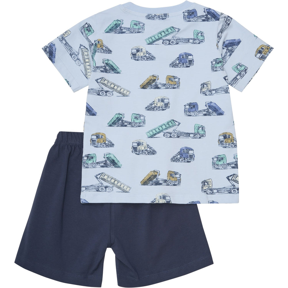 Køb Minymo Skyway T-Shirt+ Shorts Sæt AOP