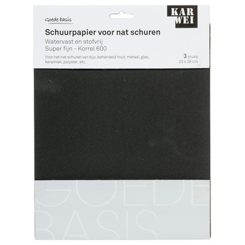 KARWEI waterproof schuurpapier super fijn K600