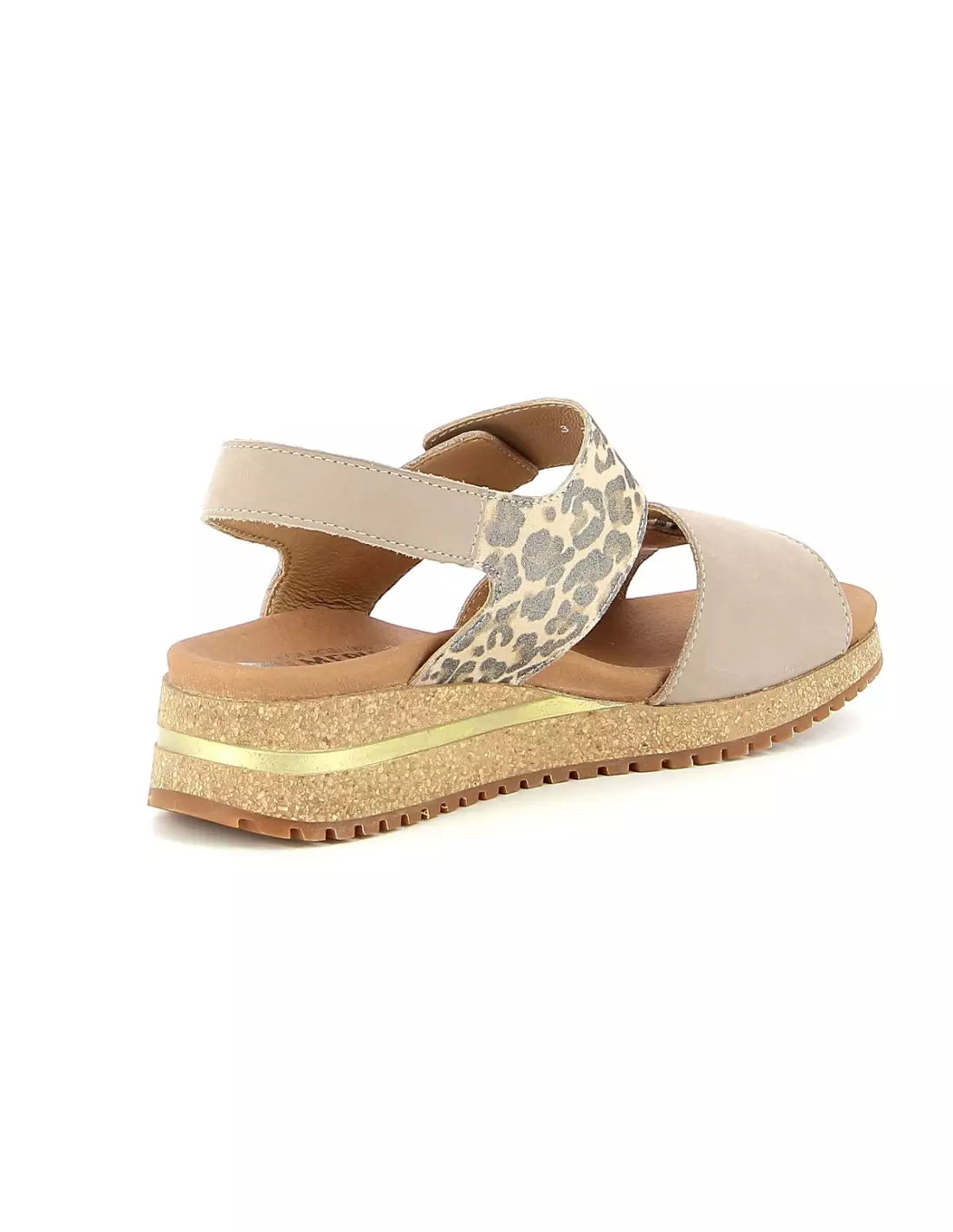 MEPHISTO JADE - Sandales & nu-pieds Taupe