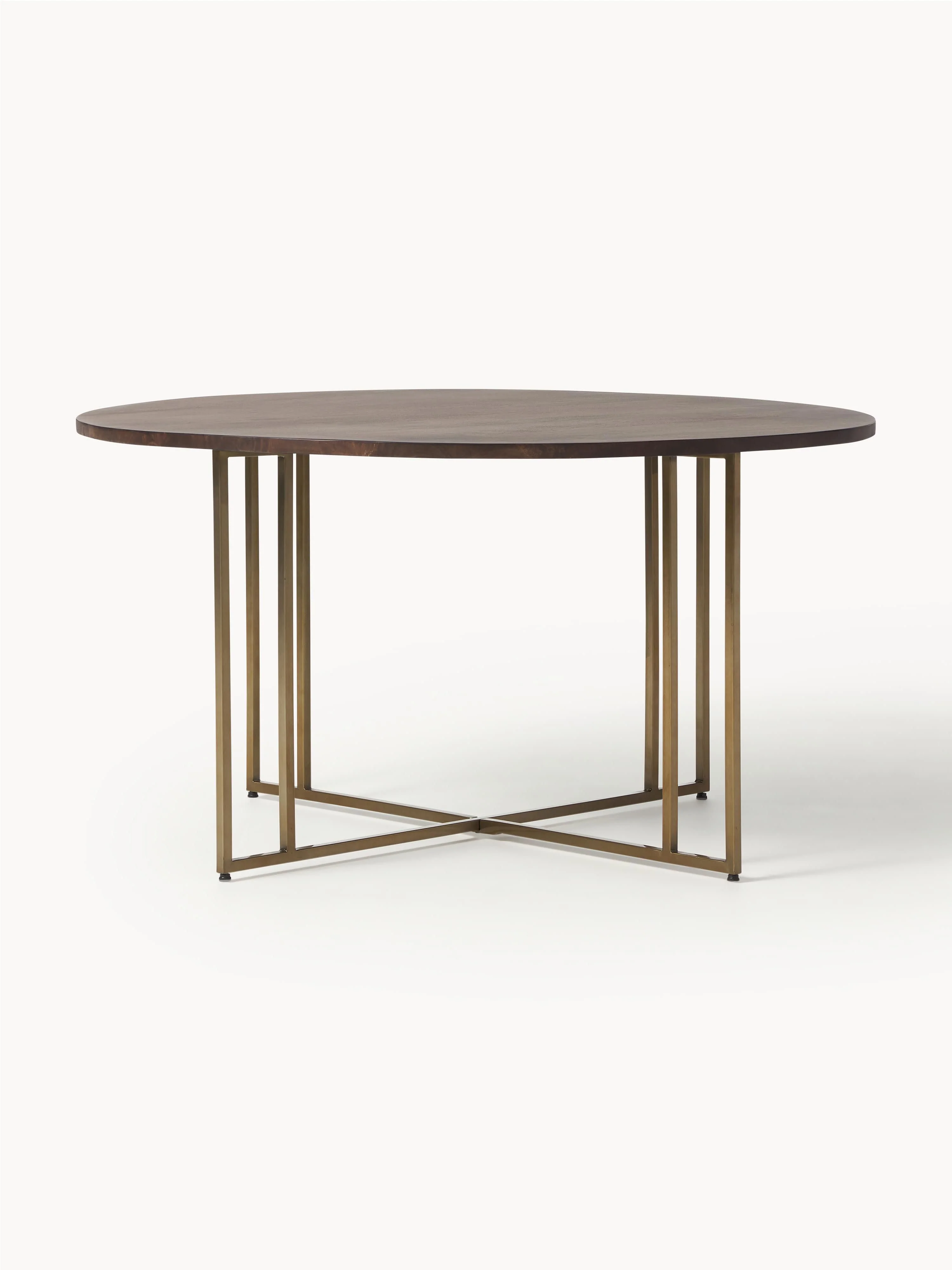 Ronde eettafel Luca van mangohout, in verschillende formaten