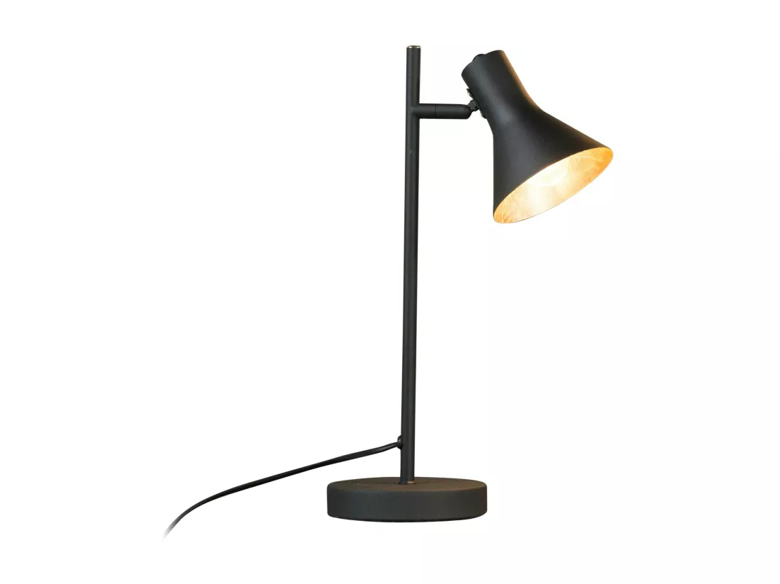 Lampe à poser contemporaine noir et or MELBOURNE