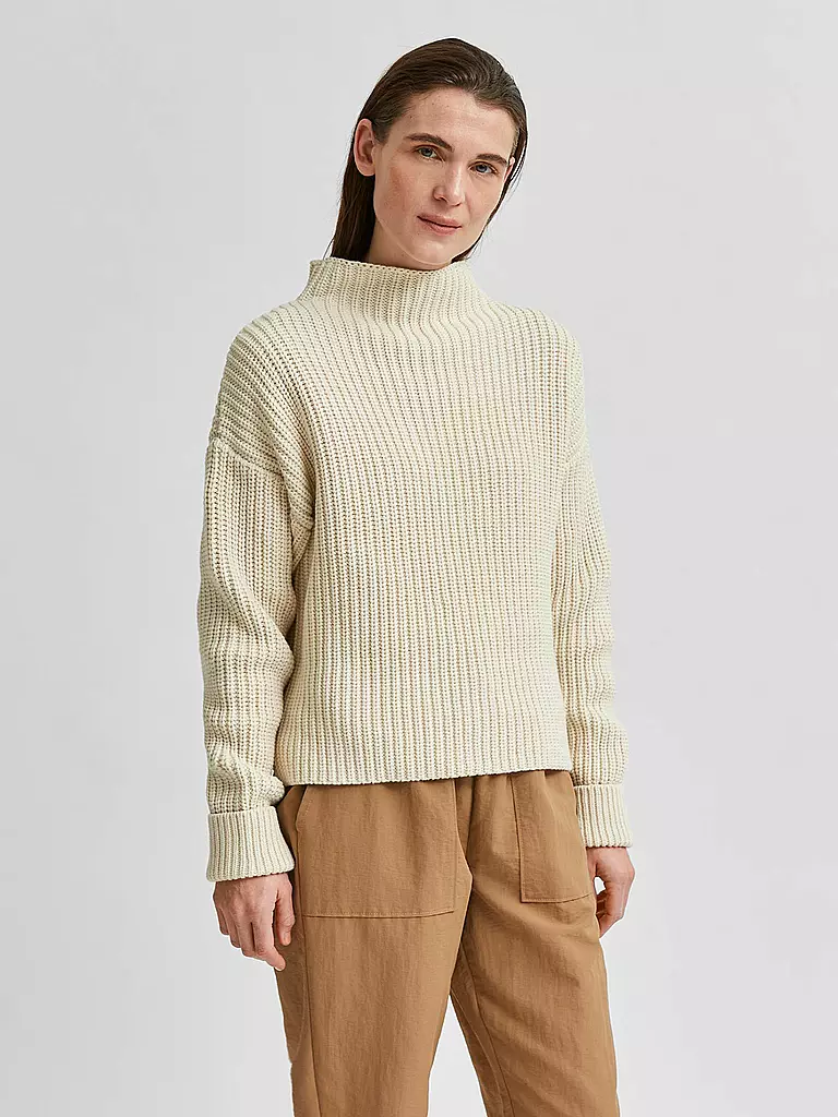SELECTED FEMME Pullover SLFSELMA beige