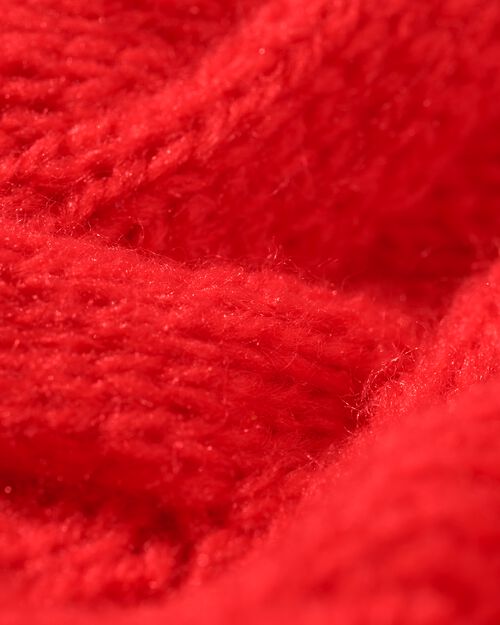 pull femme Gaia torsadé  rouge
