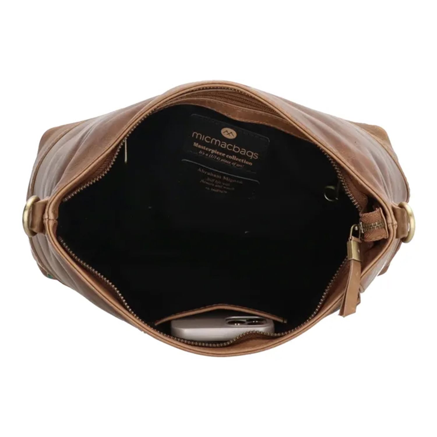 Micmacbags Masterpiece Schoudertas camel