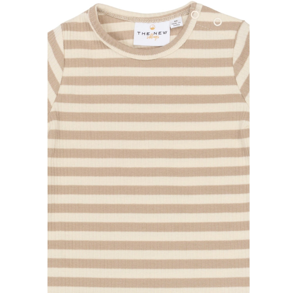 Køb THE NEW Siblings Humus Striped Tnsbfro S_S Rib Jumpsuit