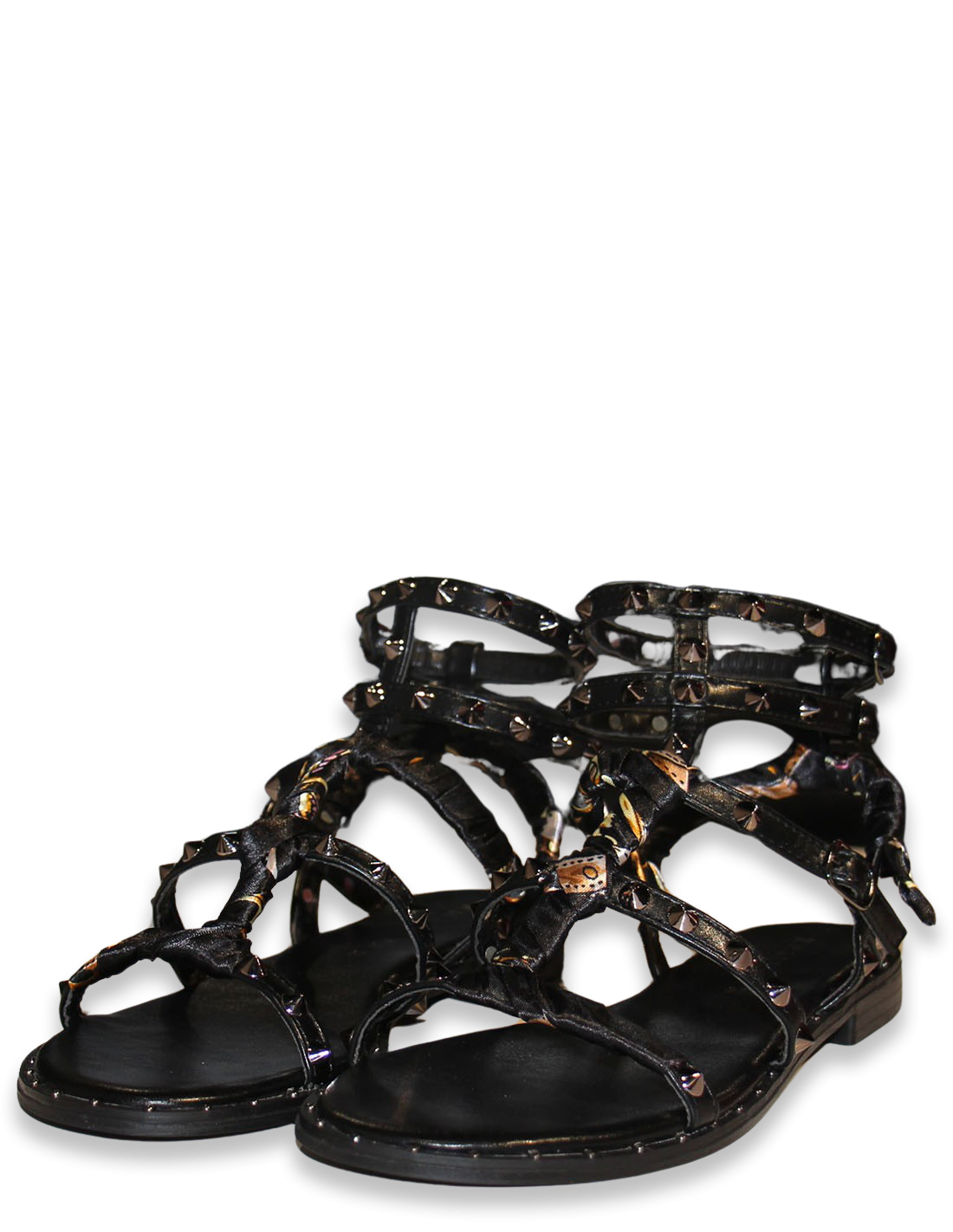 kharisma Sandales plates Femme 7261 Soft Nero Noir