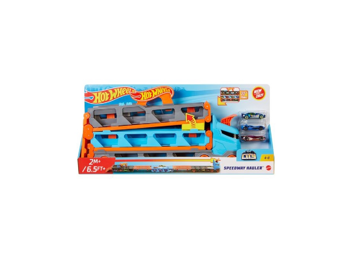 CAMIÃO TRANSPORTE HOT WHEELS SPEEDWAY