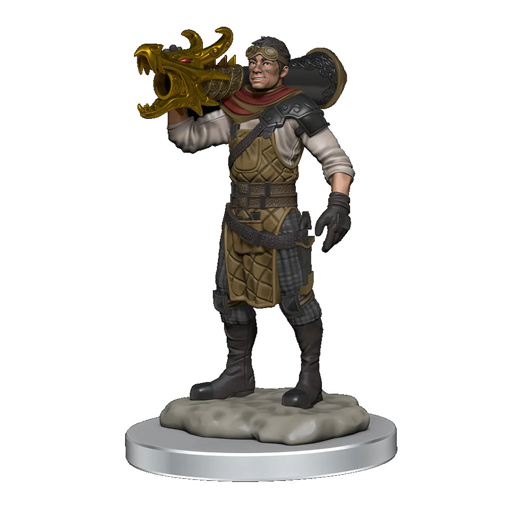 D&D Nolzur's Marvelous Unpainted Miniatures: Human Artificer & Human Apprentice