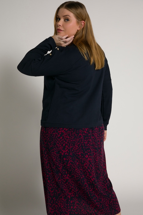 Bellieva-Sweatkleid, Stillfunktion, Rundhals