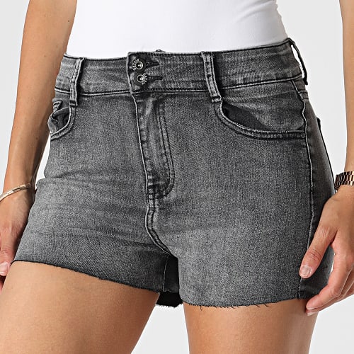 Short Jean Femme B1383 Noir