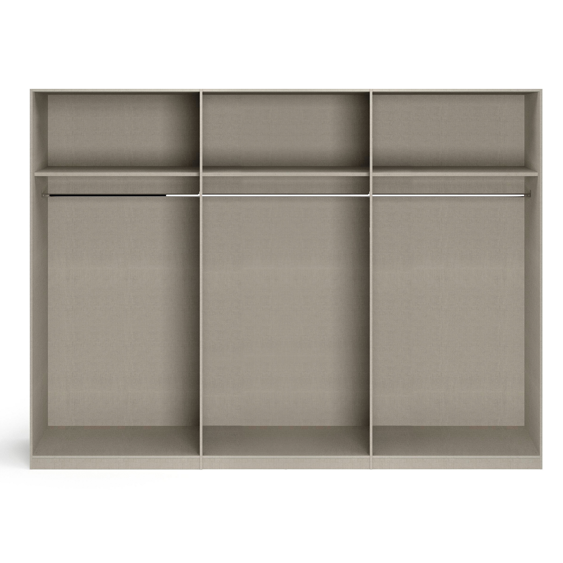 Drehtürenschrank - Sonoma Eiche - 6-türig - 271x210 cm