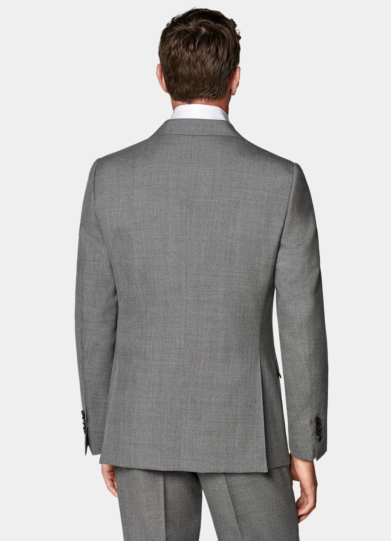 Costume Perennial Lazio coupe Tailored gris moyen