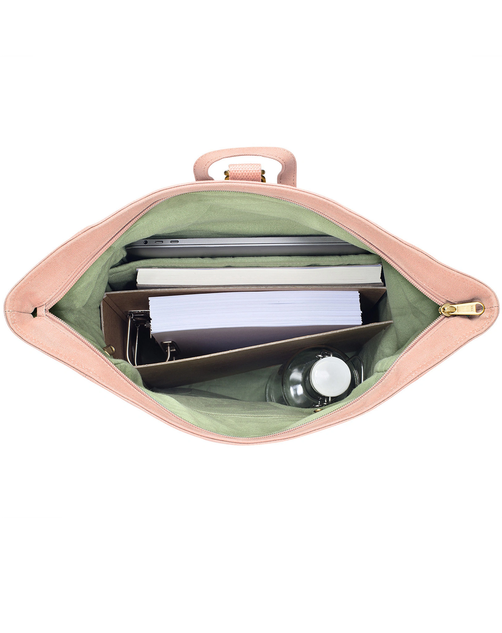 Fitz & Huxley Rolltop-Rucksack CONVEYOR 21l, vegan, rosa