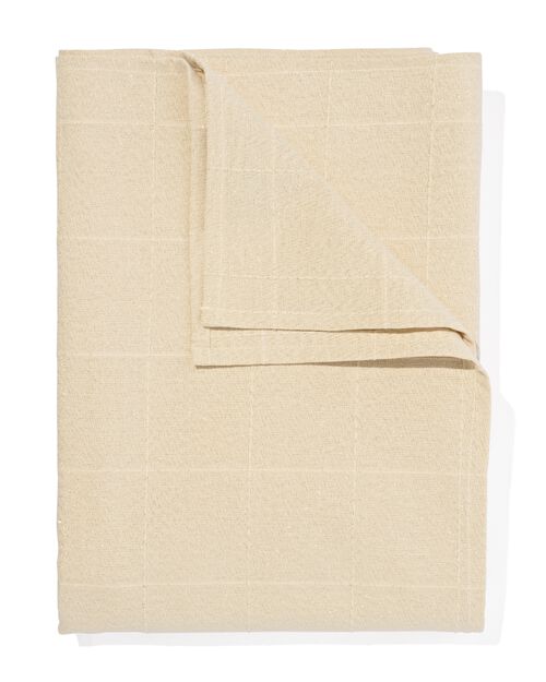 nappe XL lurex carreaux or 145 x 320 cm
