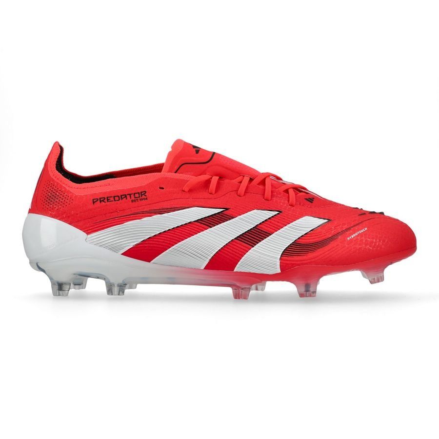 adidas Predator Elite FG Pure Victory - Lucid Red/Blanc/Noir