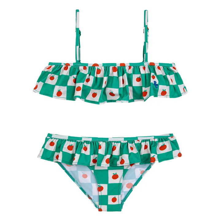 Bobo Choses Maillot 2 Pièces Matière Recyclée Tomates | Vert