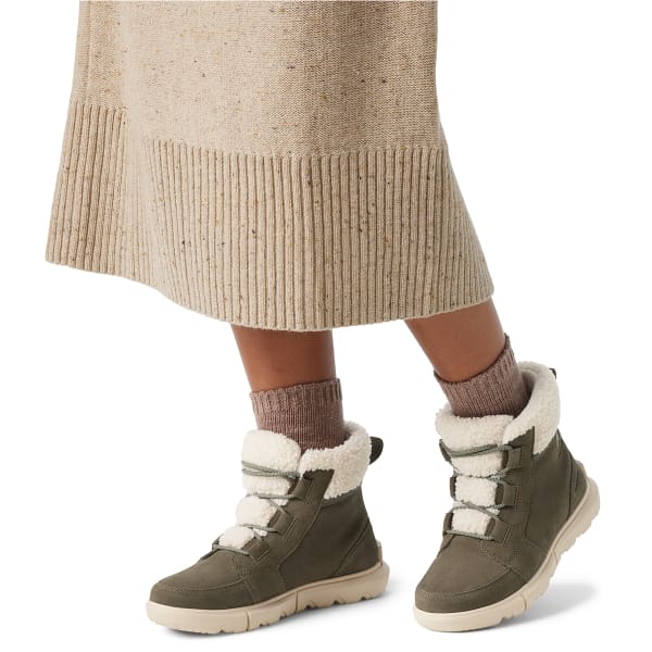 Après ski SOREL EXPLORER NEXT CARNIVAL W STONE GREEN BLACK