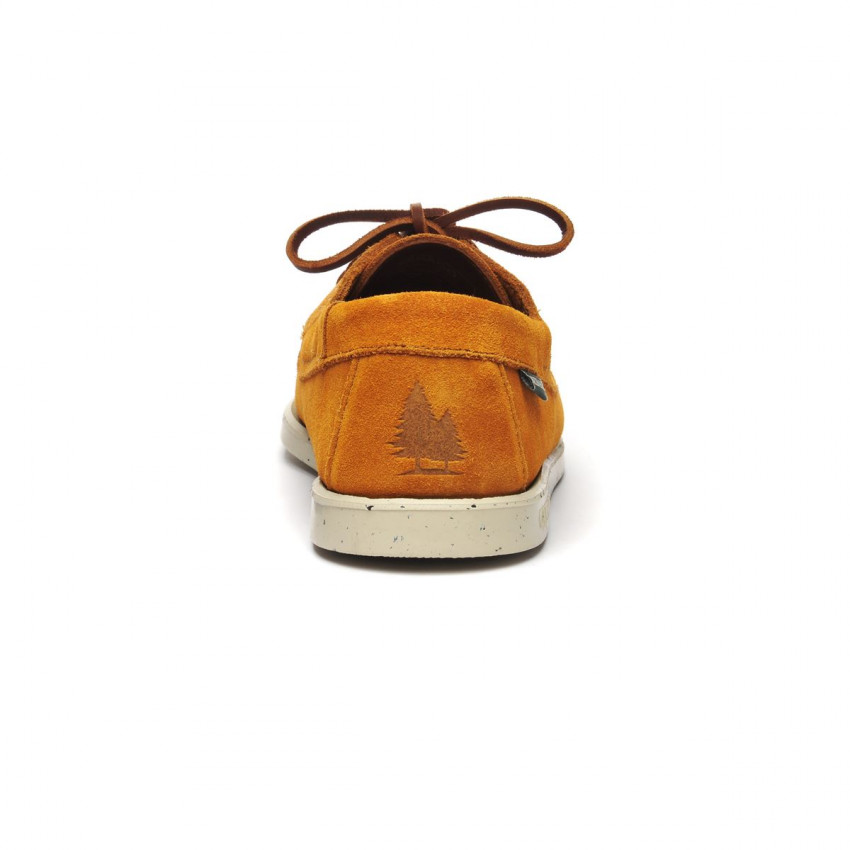 ASKOOK ROCKY YELLOW GOLDEN TURTLEDO-Mocassin en daim semelle caoutchouc recyclé 30% pour homme