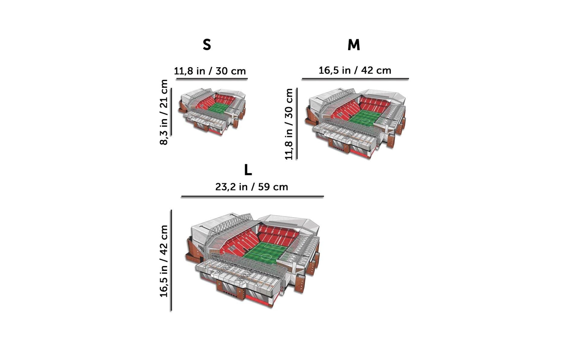 Liverpool FC – Anfield StadiumOffizielles Holzpuzzle, Grösse M