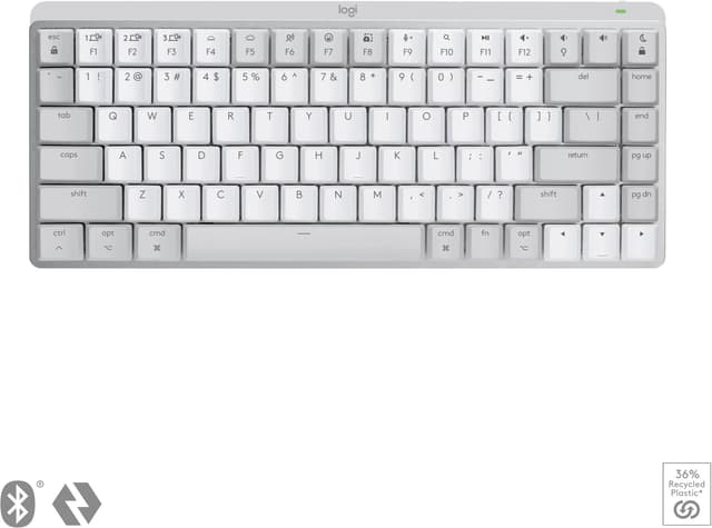 Logitech MX Mechanical Mini Mac trådløst tastatur (grå)