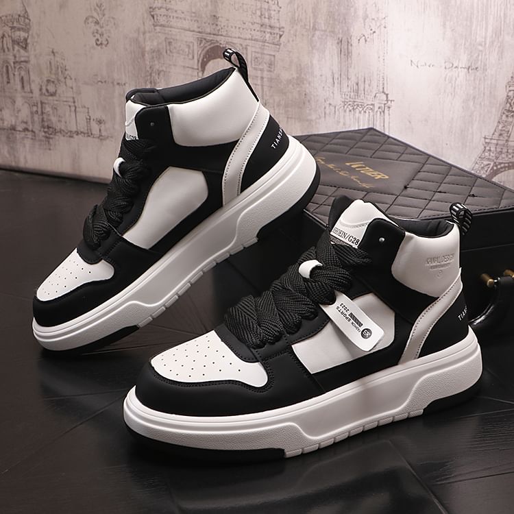 Mr Ozera - Hoge sneakers met letters (verschillende ontwerpen)