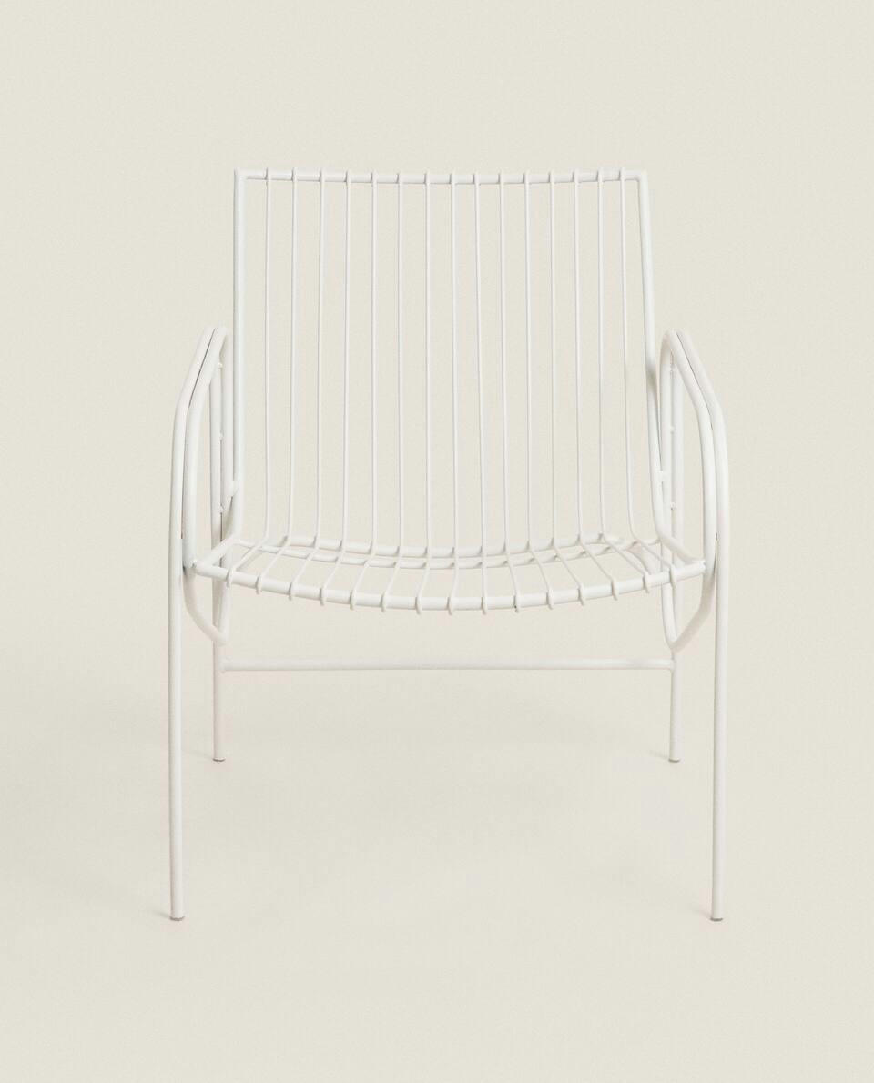 POLTRONA DE METAL PARA EXTERIOR