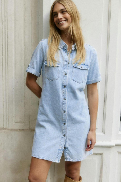 Vero Moda blauwe dames jurk