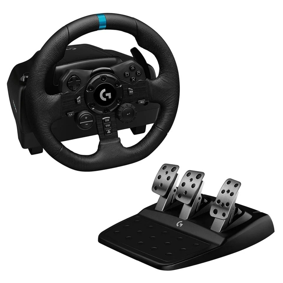 Logitech - G923 Racing Wheel and Pedals for PS5 - Bundle with F1 24 PS5