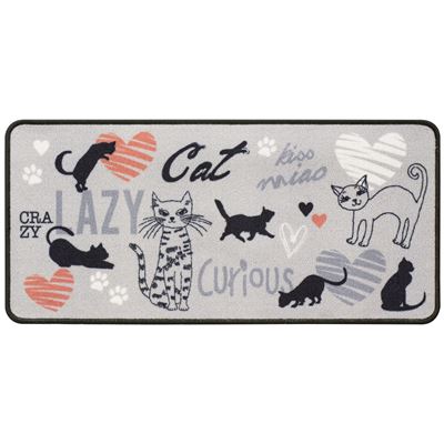Tapis d'entrée motif chats