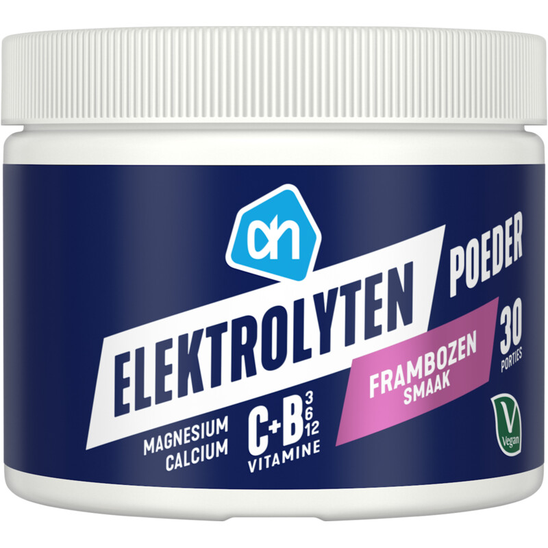 AH Elektrolyten poeder frambozen smaak