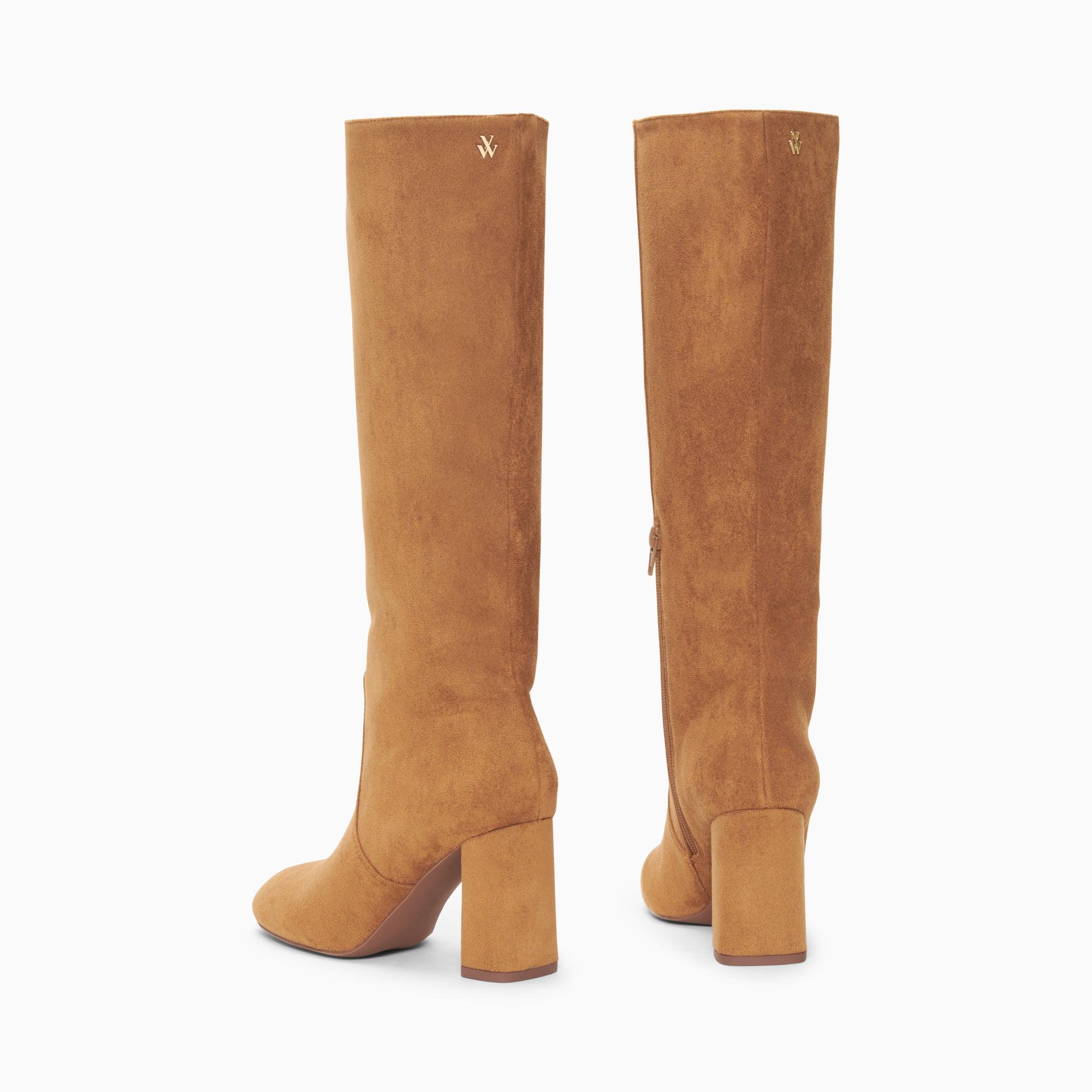 Bottes, Cuissardes-Bottes Olivia camel à talon