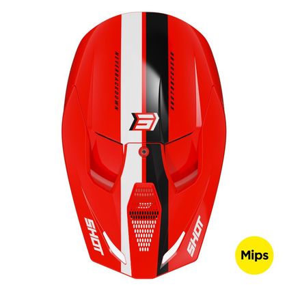 Casque cross Shot RACE - IRON 2023 - Rouge