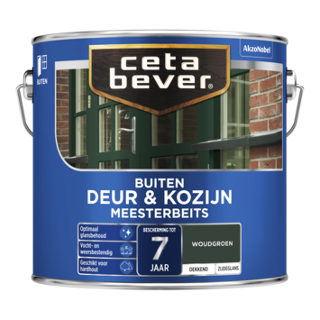 CetaBever Meesterbeits Deur & Kozijn zijdeglans dekkend woudgroen 2,5 liter