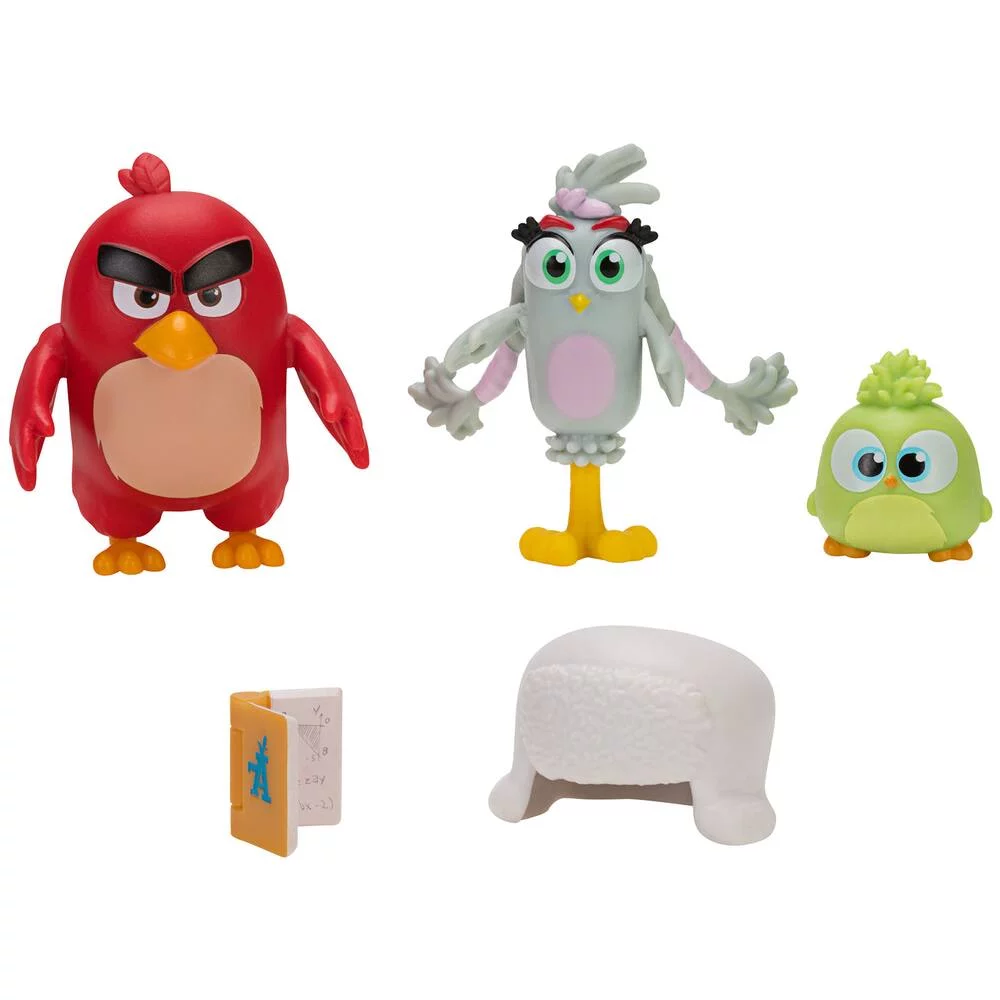 ANGRY BIRDS - 2 FIGURINES MISSION FLOCK