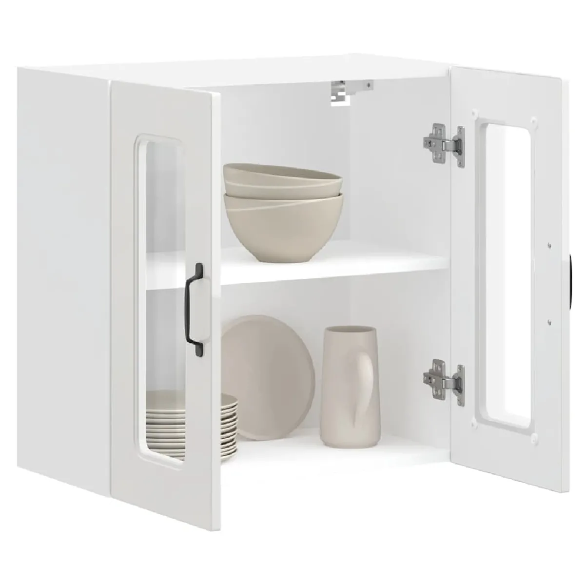 VidaXL Armoire murale de cuisine avec porte en verre