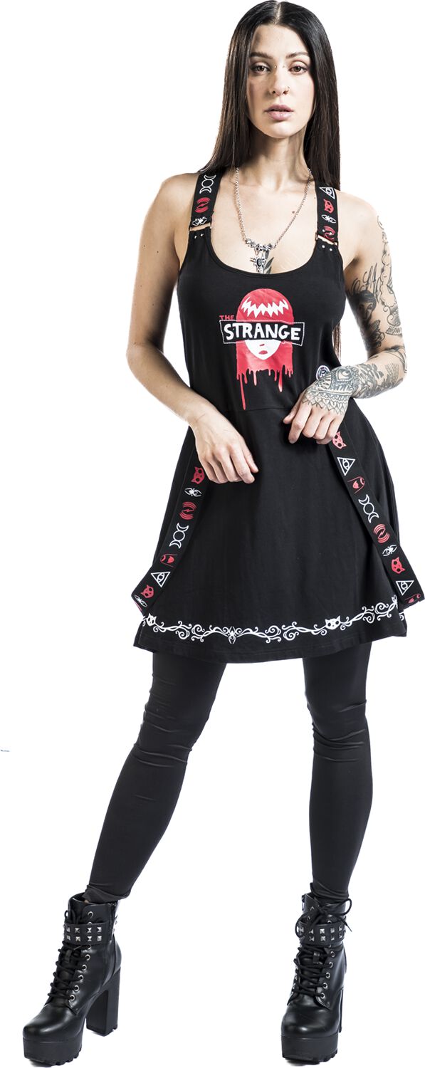 Gothicana X Emily The Strange Dress | Gothicana by EMP Robe courte