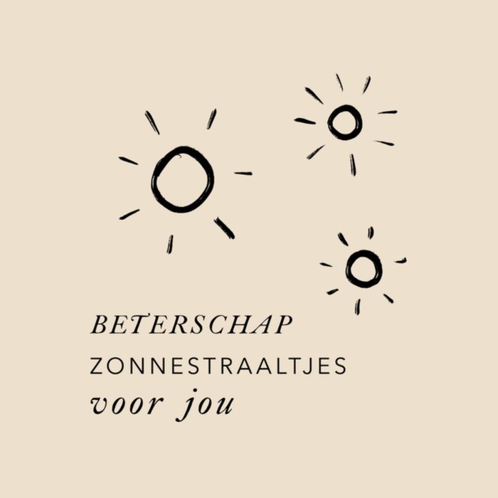 Greetz | Beterschapskaart | zonnestraaltjes