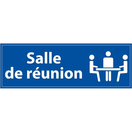 Plaque de porte Salle de réunion