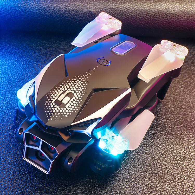 WiFi Faltbare Beleuchtete RC Quadrocopter GPS LED Drohne Dual 480P HD Kamera inkl. 2 Akkus   Fernbedienung