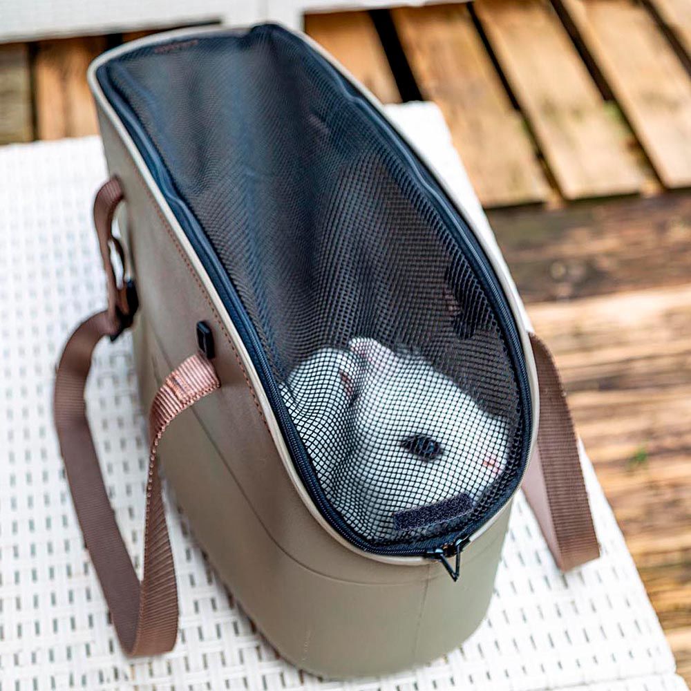 Sac pour petits animaux with me pro max 8 kg, réseau de protection et poignées réglables