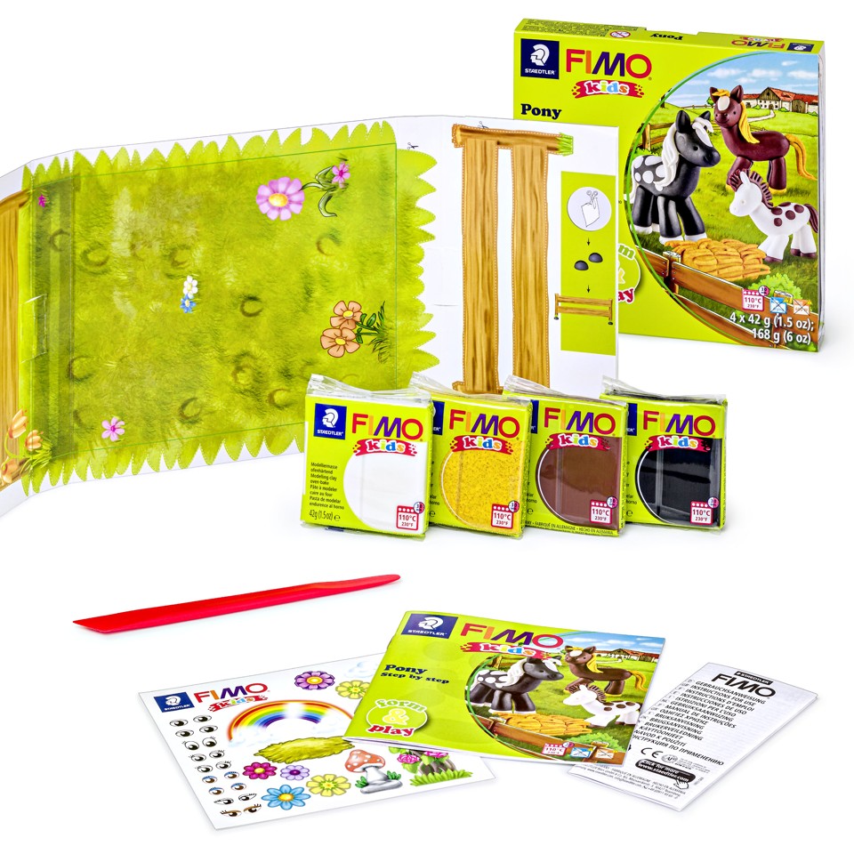 FIMO - Kids Form & Play Sæt - Pony