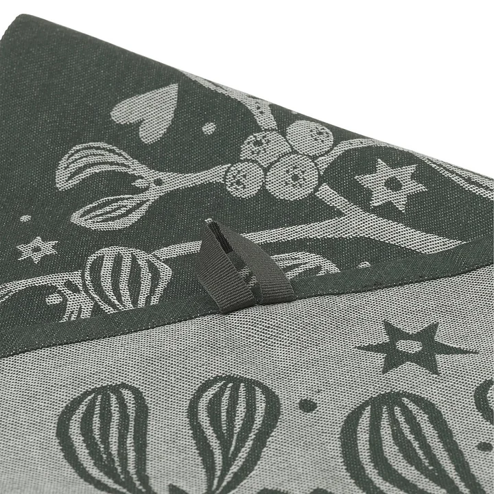 Ferm Living - Mistletoe Geschirrtuch, dark green