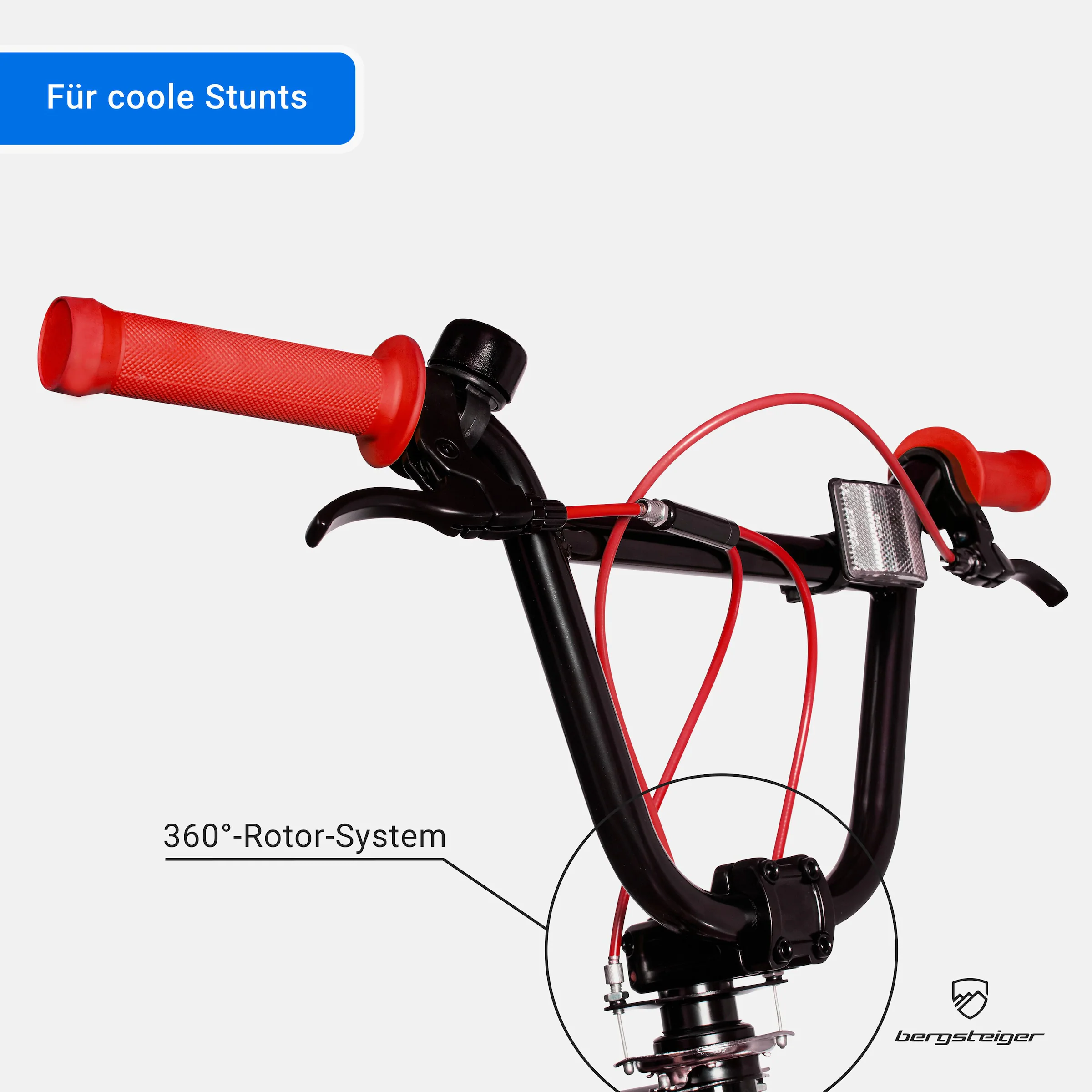 Bergsteiger BMX Halifax 20 Zoll | red / black