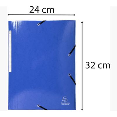 Exacompta Iderama - Chemise à rabats - A4 - pour 300 feuilles - disponible dans différentes couleurs
