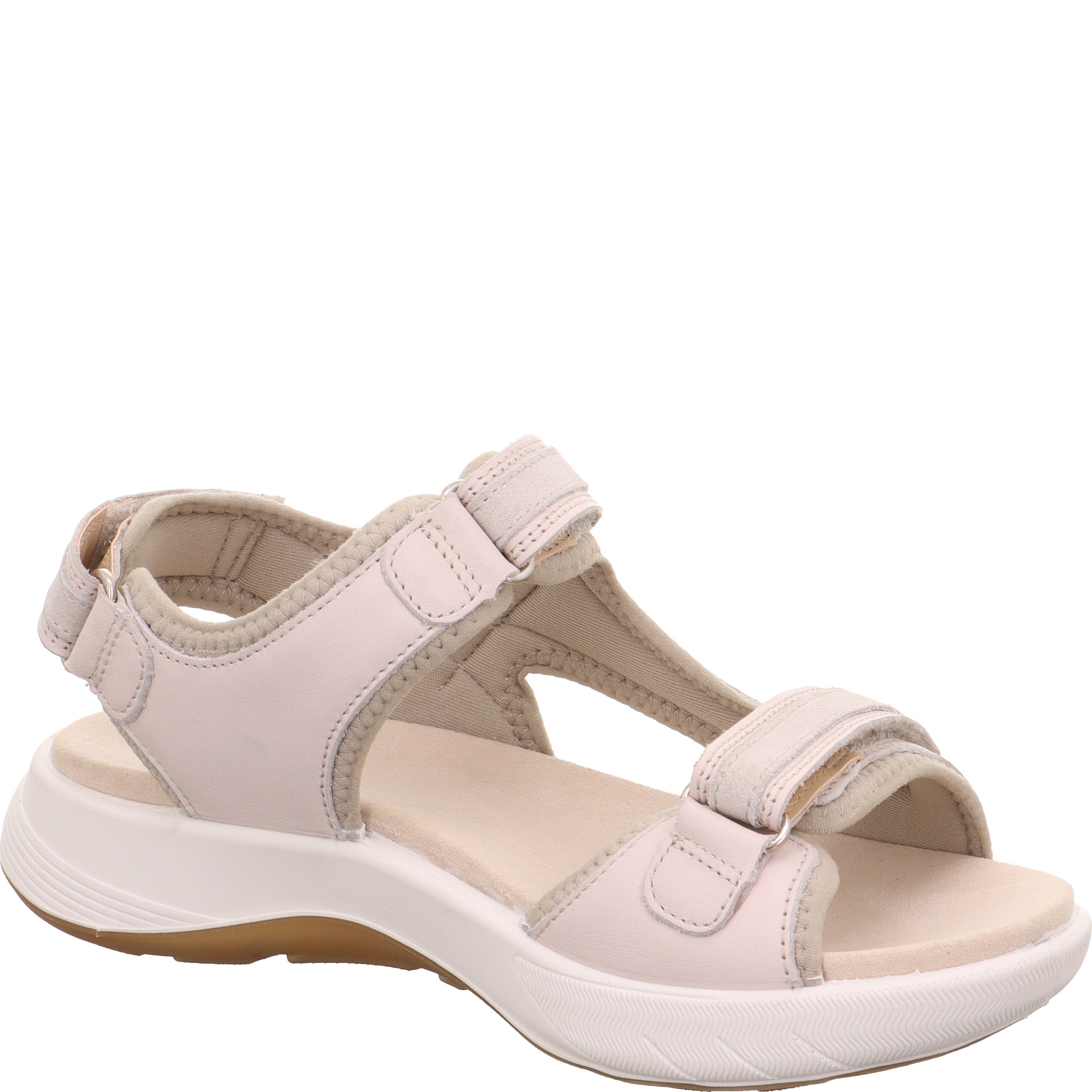 legero SIRIS 2.0 Damen  Sandale mit Klettverschluss - Farbe: Soft Taupe - Größe: 42