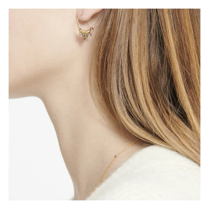 5 Octobre Boucles d'Oreilles Iva | Rose