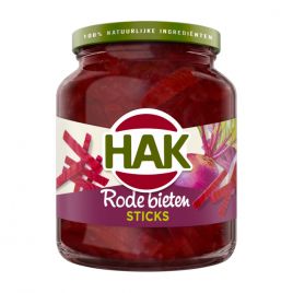 Hak Zoetzure rode bieten sticks