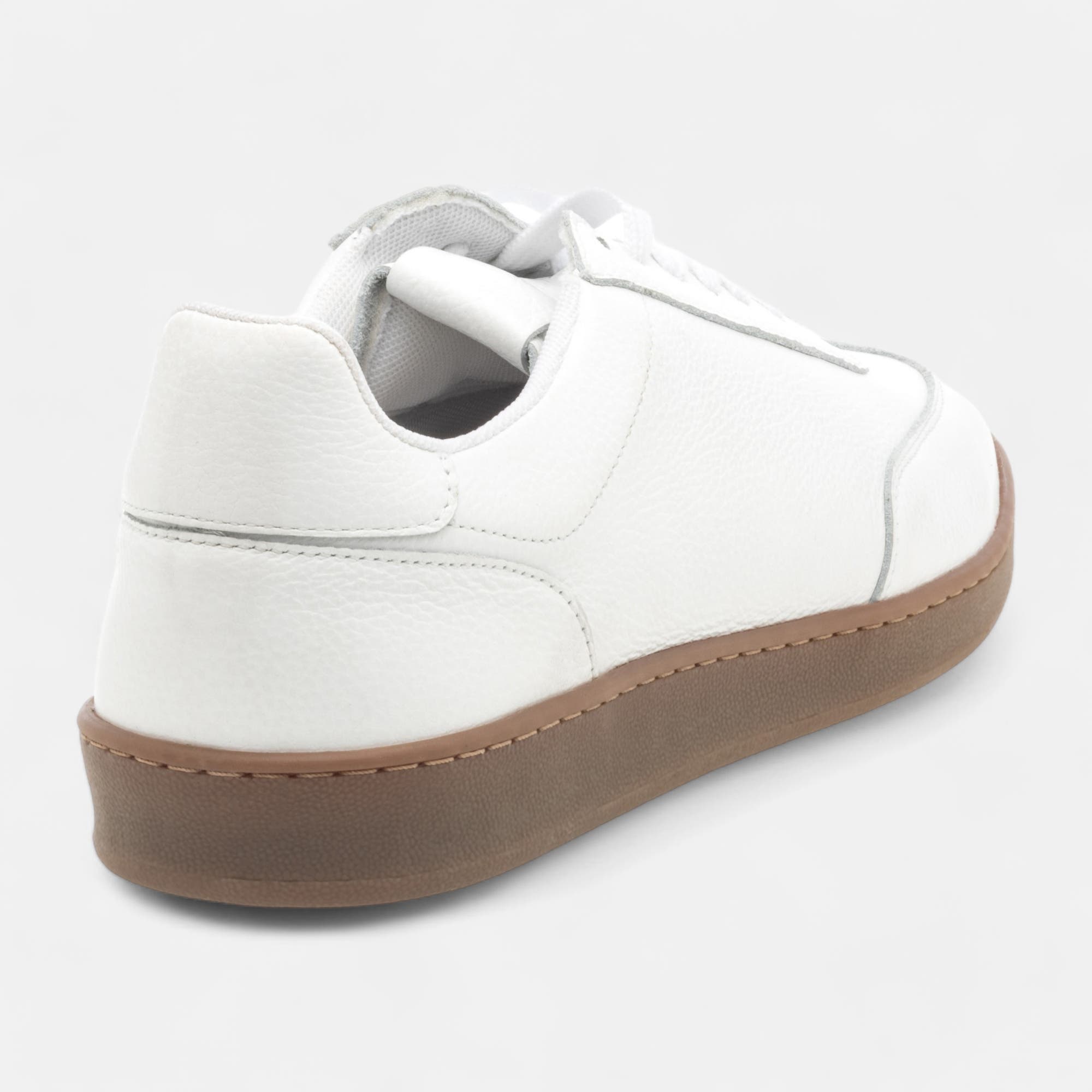 Baskets basses Homme en cuir blanc