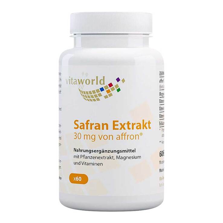 Safran Extrakt 30 mg Kapseln, 60 St
