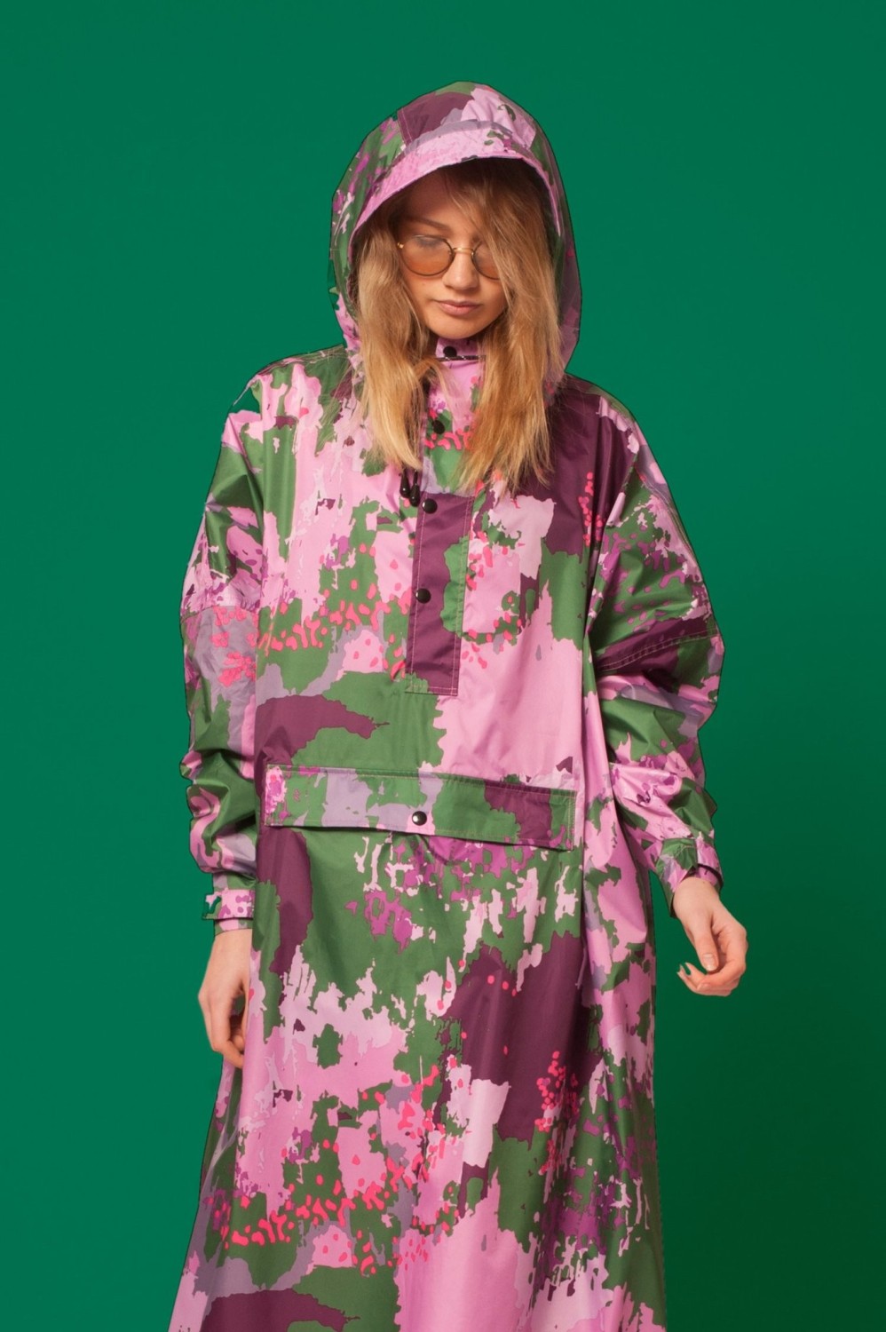 Rainkiss Regenponcho Digi Spring Camo